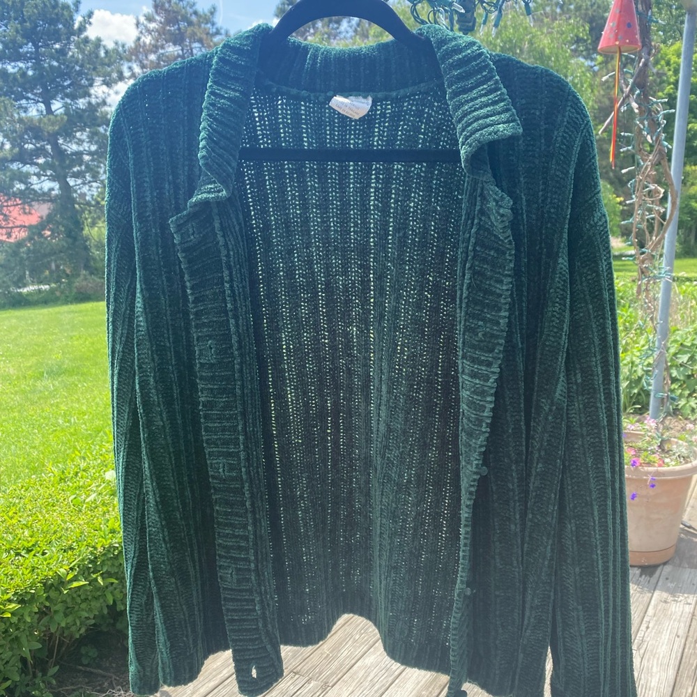 Vintage Green Cardigan
